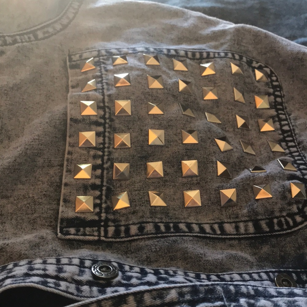 Colorful Jean jacket (small) - Picture 3 of 7